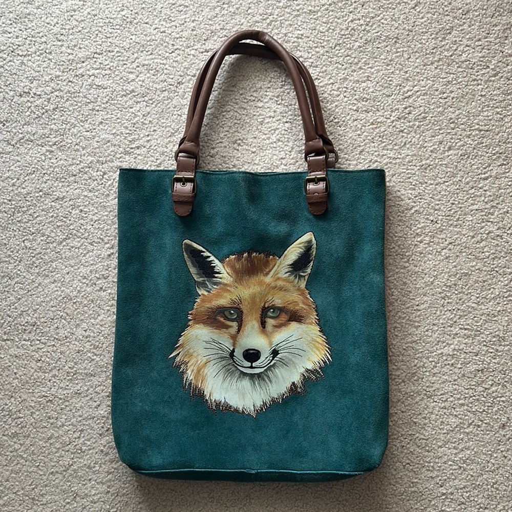 Anthropologie Fox Tote Bag